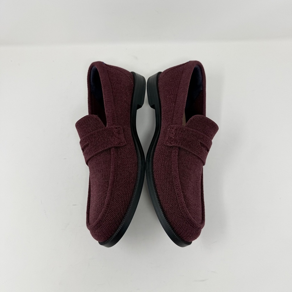 New Rothy's The ReVelvet Penny Loafer Revelvet Syrah Sz 9 - Picture 10 of 13